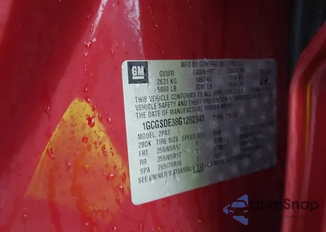 2016 Chevrolet Colorado Z71 z USA, uszkodzony, nr VIN 1GCGSDE38G1262341